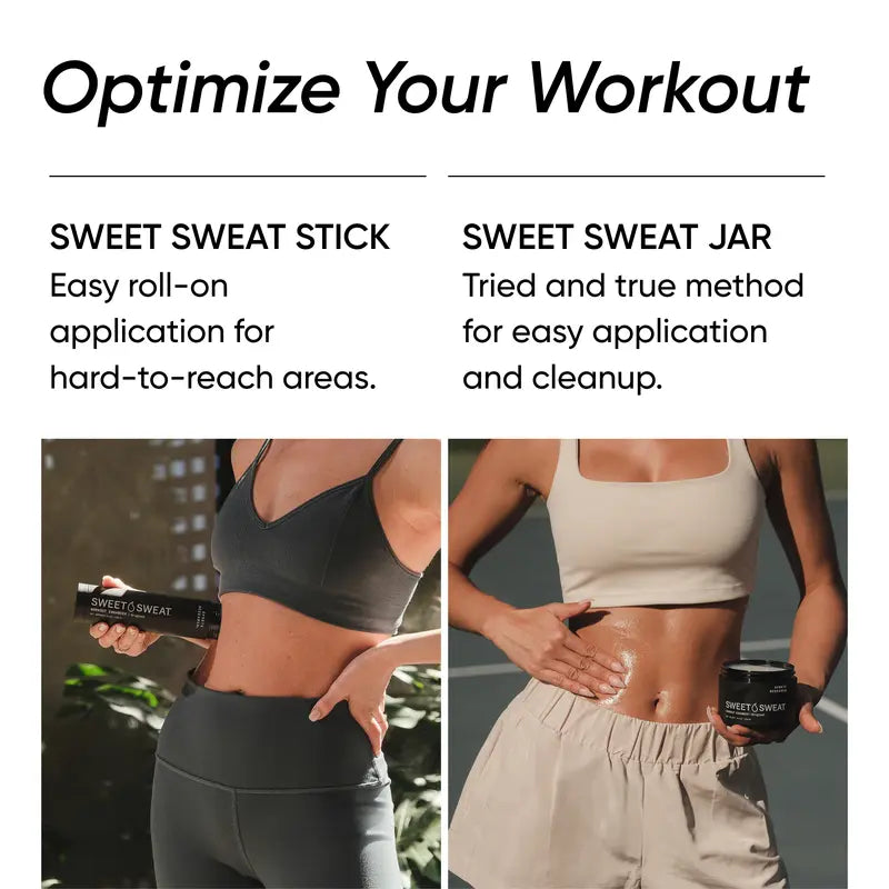 Sweet Sweat Gel Watermelon (6.4oz) + Matte Pink Waist Trimmer Bundle